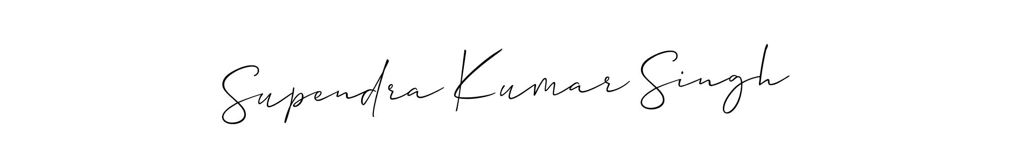 It looks lik you need a new signature style for name Supendra Kumar Singh. Design unique handwritten (Allison_Script) signature with our free signature maker in just a few clicks. Supendra Kumar Singh signature style 2 images and pictures png