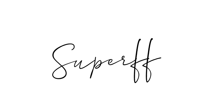 Check out images of Autograph of Superff name. Actor Superff Signature Style. Allison_Script is a professional sign style online. Superff signature style 2 images and pictures png