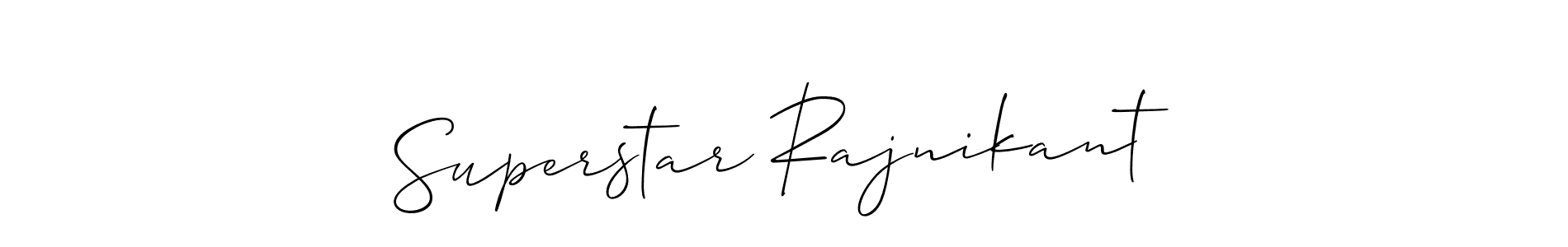 You can use this online signature creator to create a handwritten signature for the name Superstar Rajnikant. This is the best online autograph maker. Superstar Rajnikant signature style 2 images and pictures png