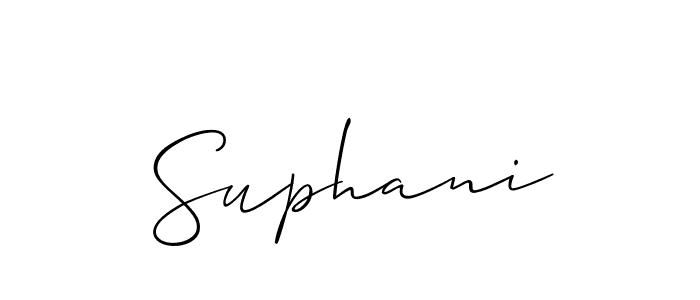 Once you've used our free online signature maker to create your best signature Allison_Script style, it's time to enjoy all of the benefits that Suphani name signing documents. Suphani signature style 2 images and pictures png