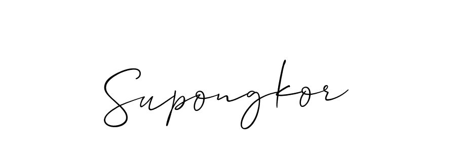 Make a beautiful signature design for name Supongkor. Use this online signature maker to create a handwritten signature for free. Supongkor signature style 2 images and pictures png