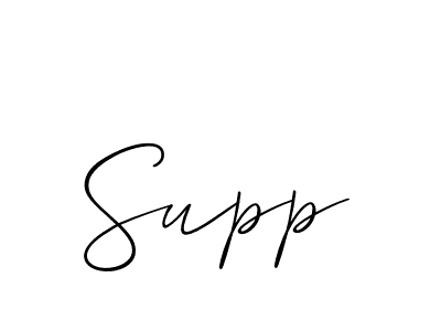 Once you've used our free online signature maker to create your best signature Allison_Script style, it's time to enjoy all of the benefits that Supp name signing documents. Supp signature style 2 images and pictures png