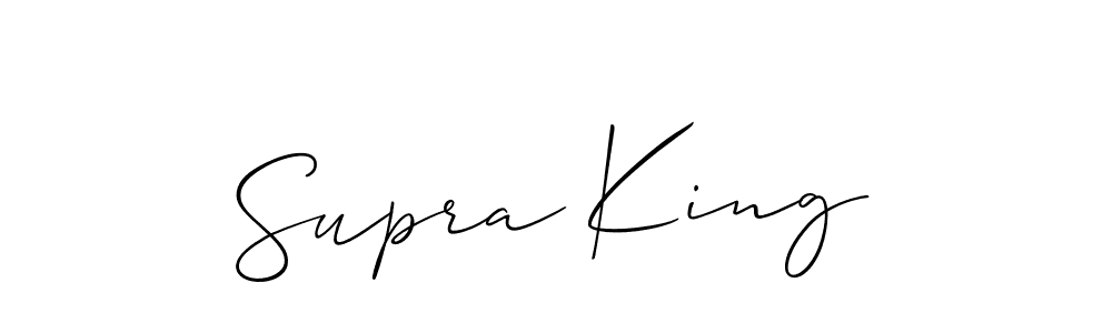 Make a beautiful signature design for name Supra King. Use this online signature maker to create a handwritten signature for free. Supra King signature style 2 images and pictures png