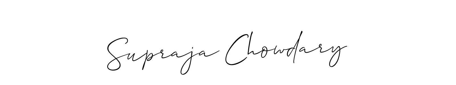 Here are the top 10 professional signature styles for the name Supraja Chowdary. These are the best autograph styles you can use for your name. Supraja Chowdary signature style 2 images and pictures png