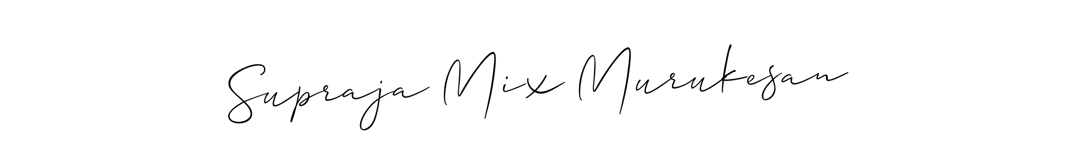 You can use this online signature creator to create a handwritten signature for the name Supraja Mix Murukesan. This is the best online autograph maker. Supraja Mix Murukesan signature style 2 images and pictures png