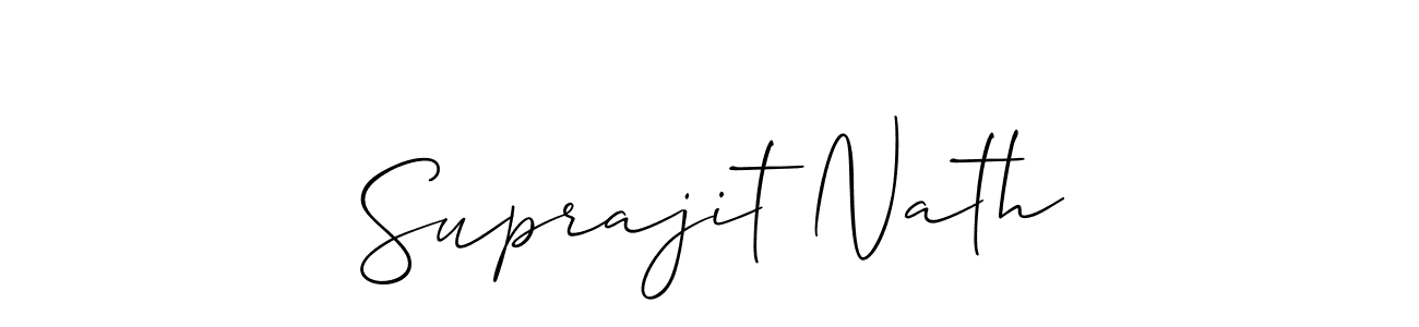 Make a beautiful signature design for name Suprajit Nath. Use this online signature maker to create a handwritten signature for free. Suprajit Nath signature style 2 images and pictures png
