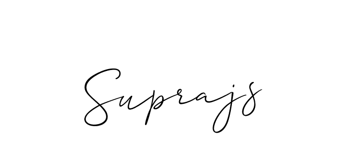 You can use this online signature creator to create a handwritten signature for the name Suprajs. This is the best online autograph maker. Suprajs signature style 2 images and pictures png