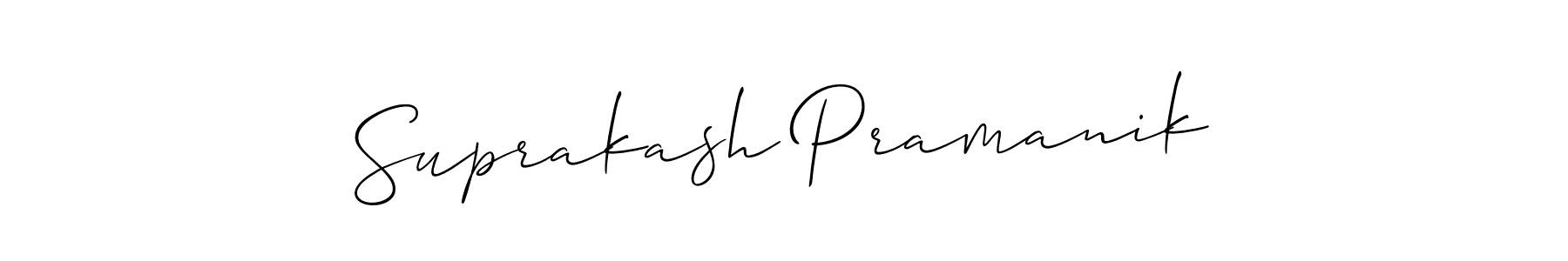 Once you've used our free online signature maker to create your best signature Allison_Script style, it's time to enjoy all of the benefits that Suprakash Pramanik name signing documents. Suprakash Pramanik signature style 2 images and pictures png