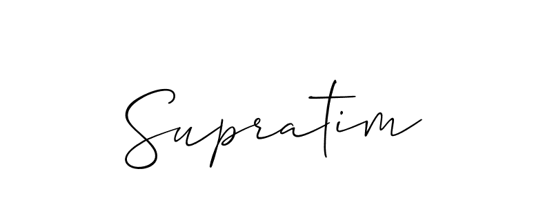 It looks lik you need a new signature style for name Supratim. Design unique handwritten (Allison_Script) signature with our free signature maker in just a few clicks. Supratim signature style 2 images and pictures png