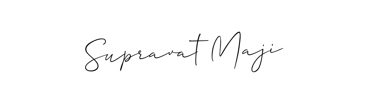 Create a beautiful signature design for name Supravat Maji. With this signature (Allison_Script) fonts, you can make a handwritten signature for free. Supravat Maji signature style 2 images and pictures png