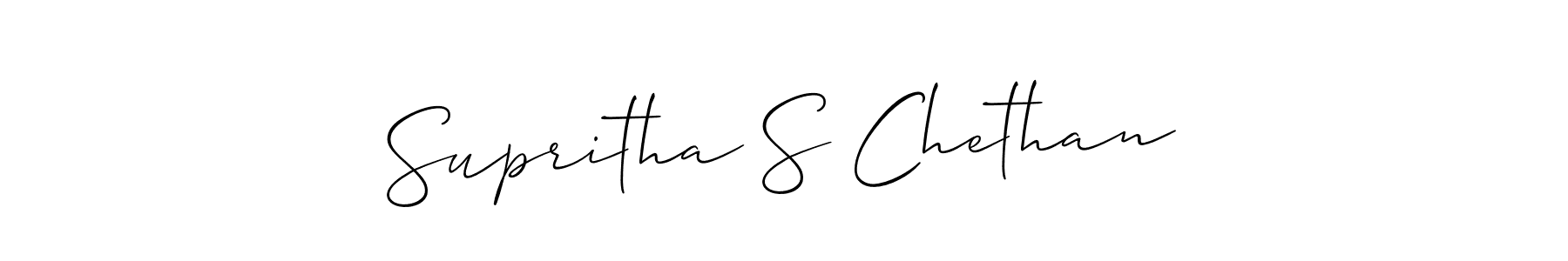 See photos of Supritha S Chethan official signature by Spectra . Check more albums & portfolios. Read reviews & check more about Allison_Script font. Supritha S Chethan signature style 2 images and pictures png