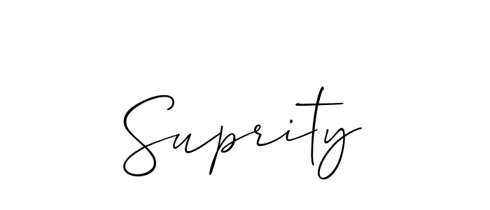 You should practise on your own different ways (Allison_Script) to write your name (Suprity) in signature. don't let someone else do it for you. Suprity signature style 2 images and pictures png