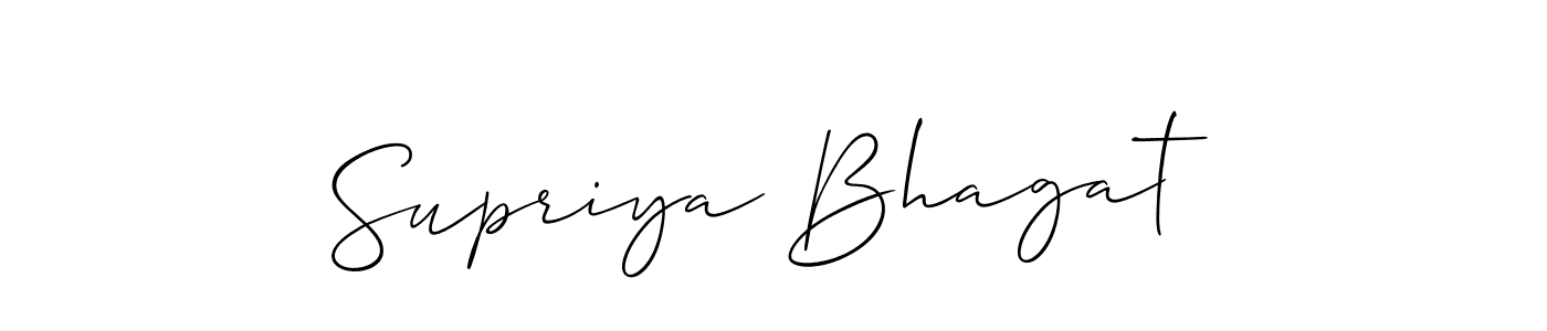 This is the best signature style for the Supriya Bhagat name. Also you like these signature font (Allison_Script). Mix name signature. Supriya Bhagat signature style 2 images and pictures png