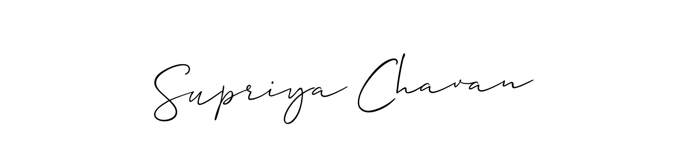 Best and Professional Signature Style for Supriya Chavan. Allison_Script Best Signature Style Collection. Supriya Chavan signature style 2 images and pictures png