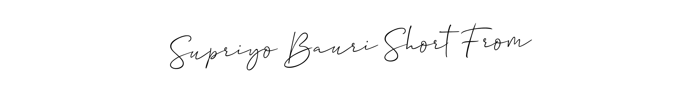 You should practise on your own different ways (Allison_Script) to write your name (Supriyo Bauri Short From) in signature. don't let someone else do it for you. Supriyo Bauri Short From signature style 2 images and pictures png
