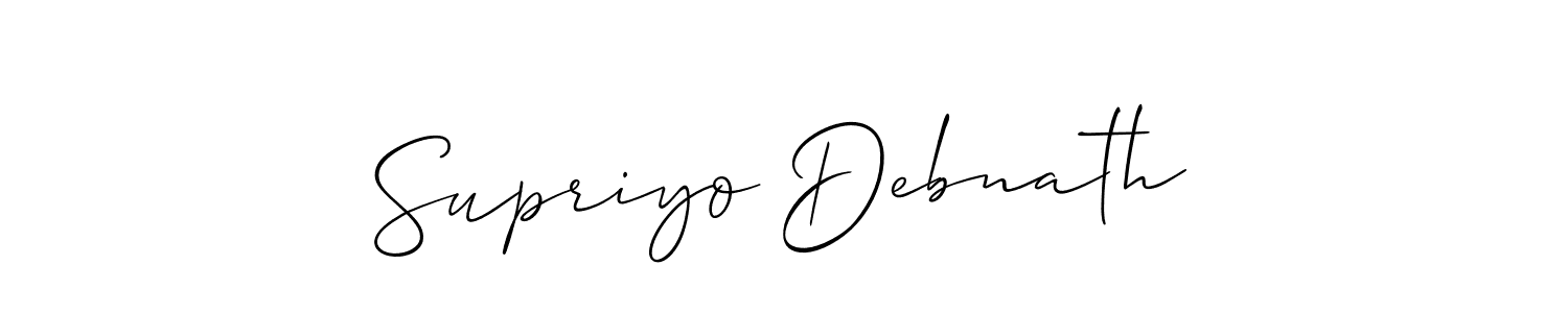 Similarly Allison_Script is the best handwritten signature design. Signature creator online .You can use it as an online autograph creator for name Supriyo Debnath. Supriyo Debnath signature style 2 images and pictures png