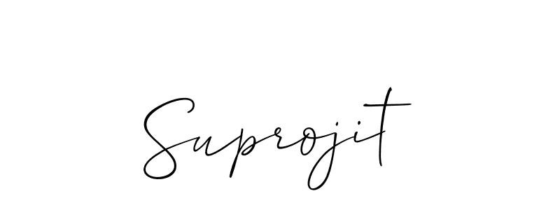 Once you've used our free online signature maker to create your best signature Allison_Script style, it's time to enjoy all of the benefits that Suprojit name signing documents. Suprojit signature style 2 images and pictures png