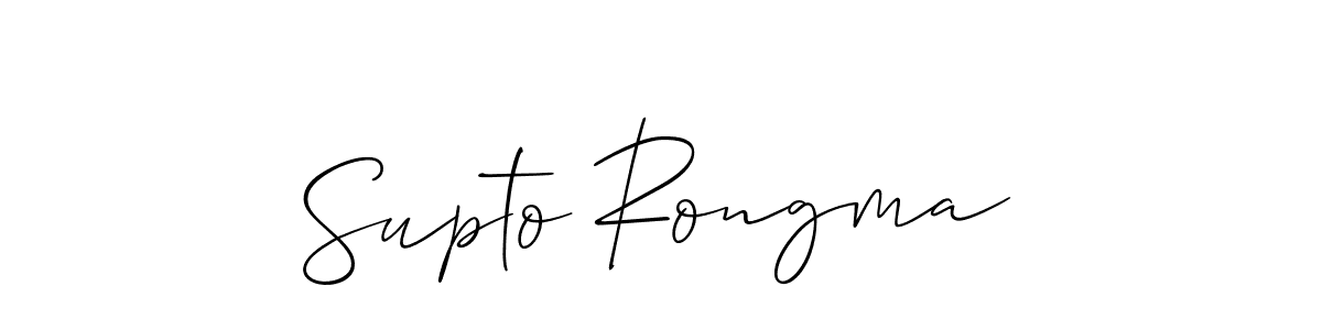 Best and Professional Signature Style for Supto Rongma. Allison_Script Best Signature Style Collection. Supto Rongma signature style 2 images and pictures png