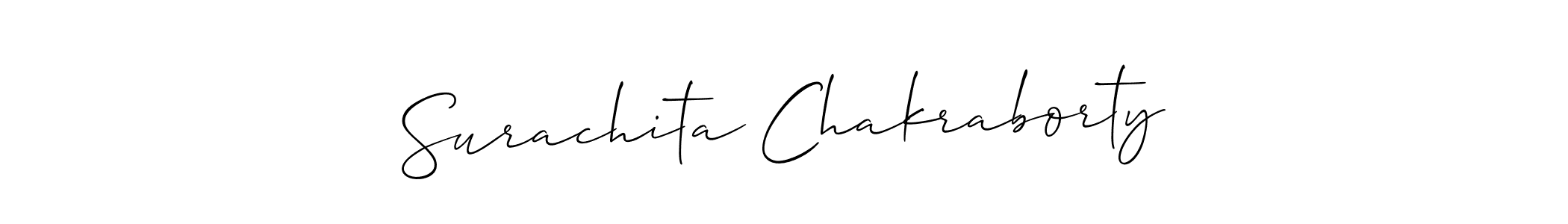 Also You can easily find your signature by using the search form. We will create Surachita Chakraborty name handwritten signature images for you free of cost using Allison_Script sign style. Surachita Chakraborty signature style 2 images and pictures png