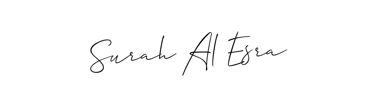 You should practise on your own different ways (Allison_Script) to write your name (Surah Al Esra) in signature. don't let someone else do it for you. Surah Al Esra signature style 2 images and pictures png