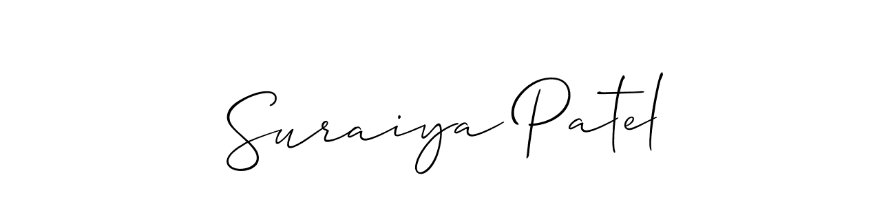 See photos of Suraiya Patel official signature by Spectra . Check more albums & portfolios. Read reviews & check more about Allison_Script font. Suraiya Patel signature style 2 images and pictures png