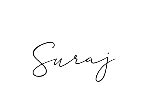 Use a signature maker to create a handwritten signature online. With this signature software, you can design (Allison_Script) your own signature for name Suraj. Suraj signature style 2 images and pictures png