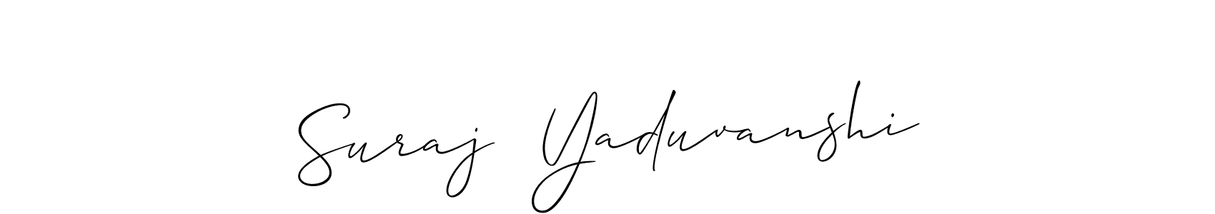 Check out images of Autograph of Suraj  Yaduvanshi name. Actor Suraj  Yaduvanshi Signature Style. Allison_Script is a professional sign style online. Suraj  Yaduvanshi signature style 2 images and pictures png