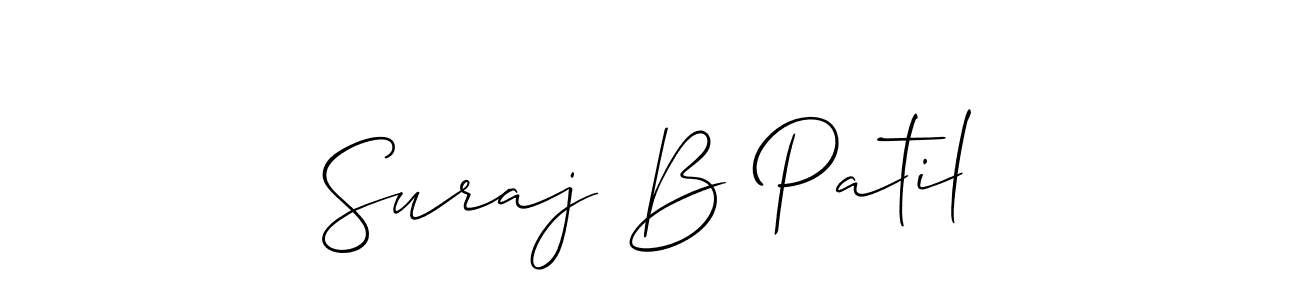 Make a beautiful signature design for name Suraj B Patil. Use this online signature maker to create a handwritten signature for free. Suraj B Patil signature style 2 images and pictures png