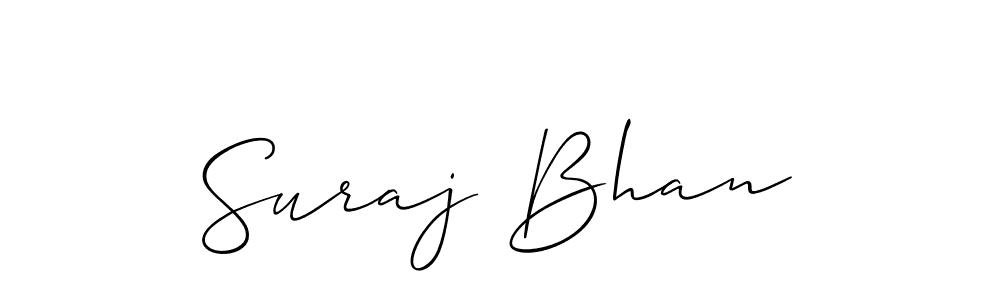 The best way (Allison_Script) to make a short signature is to pick only two or three words in your name. The name Suraj Bhan include a total of six letters. For converting this name. Suraj Bhan signature style 2 images and pictures png