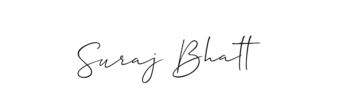 Similarly Allison_Script is the best handwritten signature design. Signature creator online .You can use it as an online autograph creator for name Suraj Bhatt. Suraj Bhatt signature style 2 images and pictures png