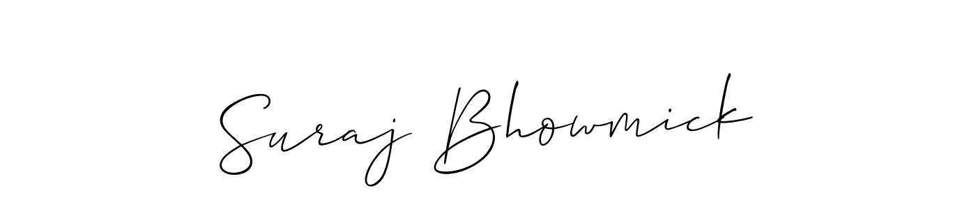 Similarly Allison_Script is the best handwritten signature design. Signature creator online .You can use it as an online autograph creator for name Suraj Bhowmick. Suraj Bhowmick signature style 2 images and pictures png