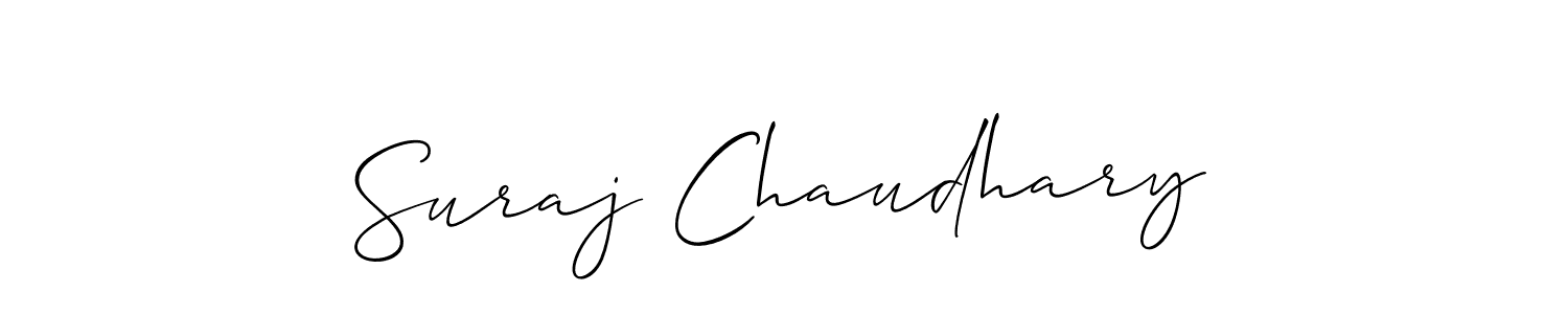 Suraj Chaudhary stylish signature style. Best Handwritten Sign (Allison_Script) for my name. Handwritten Signature Collection Ideas for my name Suraj Chaudhary. Suraj Chaudhary signature style 2 images and pictures png