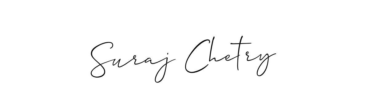 Make a beautiful signature design for name Suraj Chetry. Use this online signature maker to create a handwritten signature for free. Suraj Chetry signature style 2 images and pictures png
