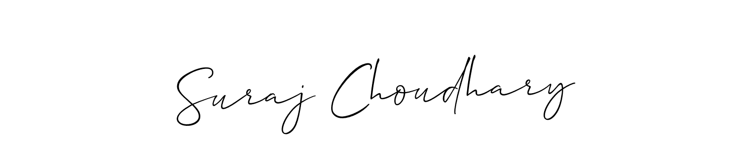 Suraj Choudhary stylish signature style. Best Handwritten Sign (Allison_Script) for my name. Handwritten Signature Collection Ideas for my name Suraj Choudhary. Suraj Choudhary signature style 2 images and pictures png