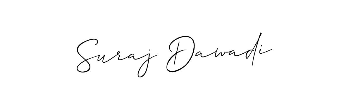 How to Draw Suraj Dawadi signature style? Allison_Script is a latest design signature styles for name Suraj Dawadi. Suraj Dawadi signature style 2 images and pictures png