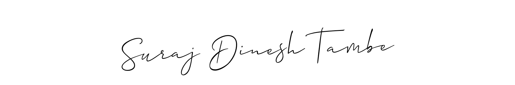 How to Draw Suraj Dinesh Tambe signature style? Allison_Script is a latest design signature styles for name Suraj Dinesh Tambe. Suraj Dinesh Tambe signature style 2 images and pictures png