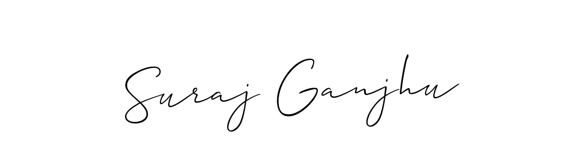 Here are the top 10 professional signature styles for the name Suraj Ganjhu. These are the best autograph styles you can use for your name. Suraj Ganjhu signature style 2 images and pictures png