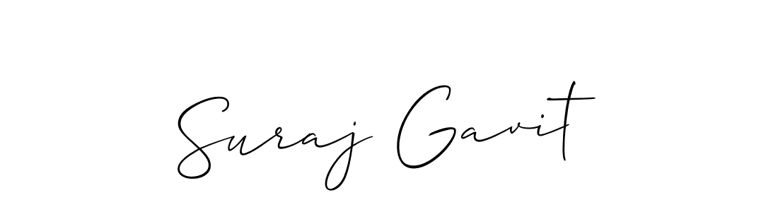 It looks lik you need a new signature style for name Suraj Gavit. Design unique handwritten (Allison_Script) signature with our free signature maker in just a few clicks. Suraj Gavit signature style 2 images and pictures png