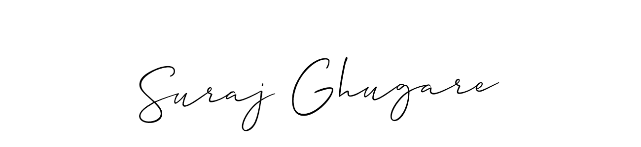 Also You can easily find your signature by using the search form. We will create Suraj Ghugare name handwritten signature images for you free of cost using Allison_Script sign style. Suraj Ghugare signature style 2 images and pictures png