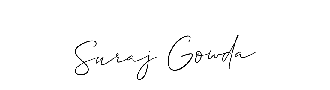 Best and Professional Signature Style for Suraj Gowda. Allison_Script Best Signature Style Collection. Suraj Gowda signature style 2 images and pictures png