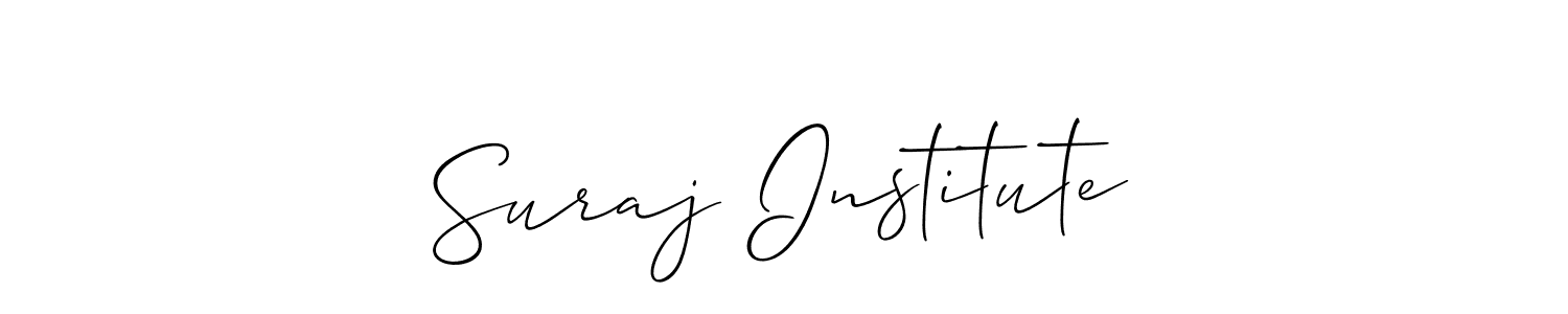 This is the best signature style for the Suraj Institute name. Also you like these signature font (Allison_Script). Mix name signature. Suraj Institute signature style 2 images and pictures png