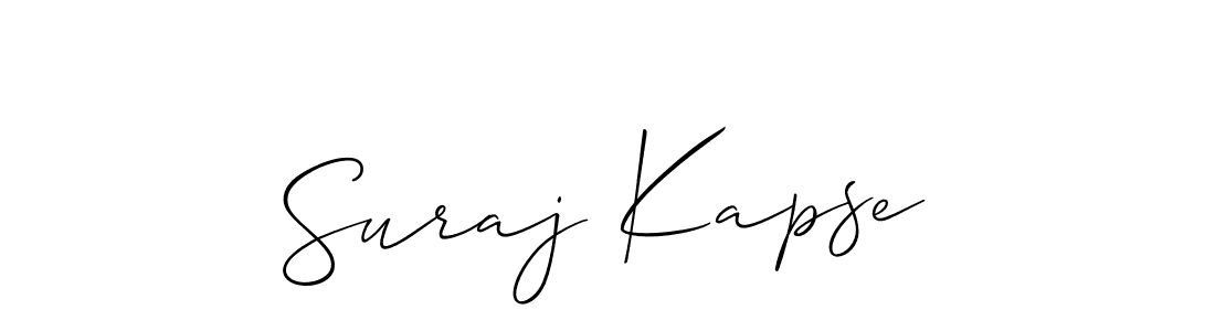 Make a beautiful signature design for name Suraj Kapse. Use this online signature maker to create a handwritten signature for free. Suraj Kapse signature style 2 images and pictures png