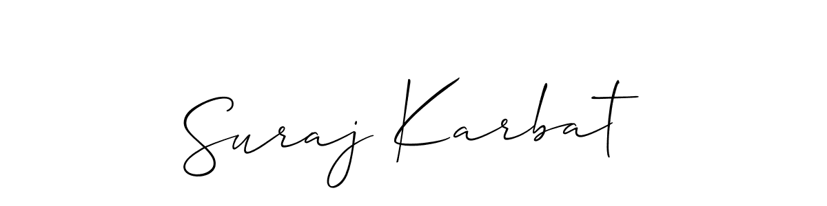 See photos of Suraj Karbat official signature by Spectra . Check more albums & portfolios. Read reviews & check more about Allison_Script font. Suraj Karbat signature style 2 images and pictures png