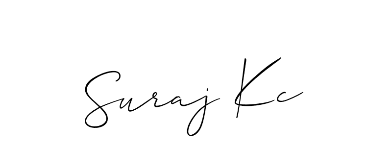 Check out images of Autograph of Suraj Kc name. Actor Suraj Kc Signature Style. Allison_Script is a professional sign style online. Suraj Kc signature style 2 images and pictures png