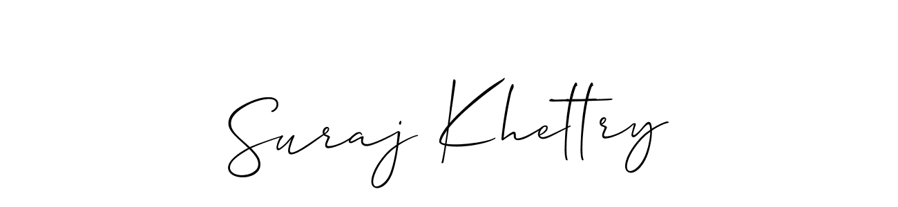 How to Draw Suraj Khettry signature style? Allison_Script is a latest design signature styles for name Suraj Khettry. Suraj Khettry signature style 2 images and pictures png