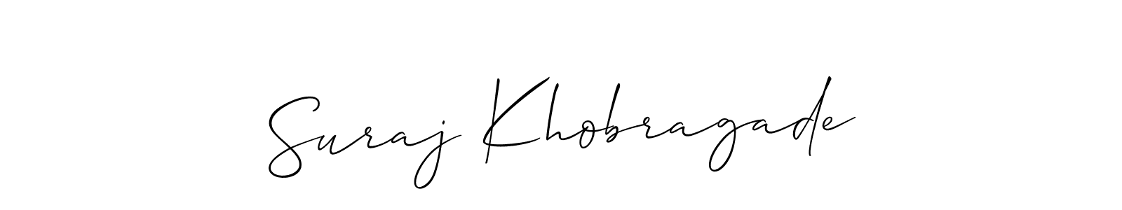 Make a beautiful signature design for name Suraj Khobragade. Use this online signature maker to create a handwritten signature for free. Suraj Khobragade signature style 2 images and pictures png