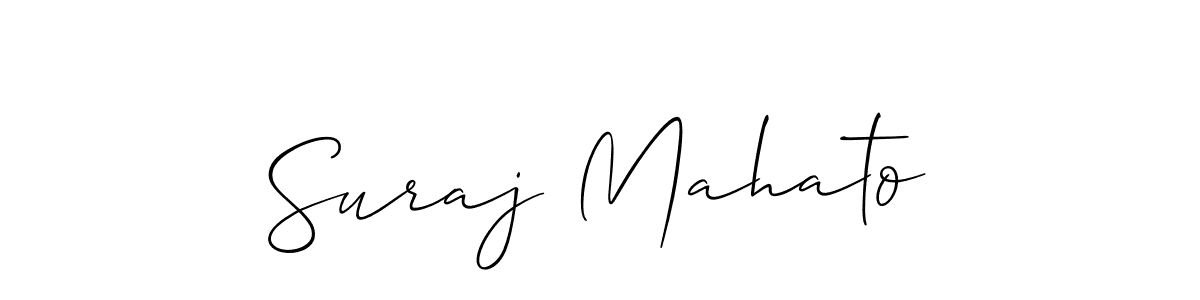 Best and Professional Signature Style for Suraj Mahato. Allison_Script Best Signature Style Collection. Suraj Mahato signature style 2 images and pictures png