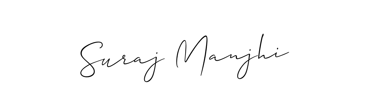 if you are searching for the best signature style for your name Suraj Manjhi. so please give up your signature search. here we have designed multiple signature styles  using Allison_Script. Suraj Manjhi signature style 2 images and pictures png