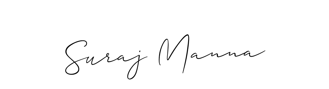Use a signature maker to create a handwritten signature online. With this signature software, you can design (Allison_Script) your own signature for name Suraj Manna. Suraj Manna signature style 2 images and pictures png