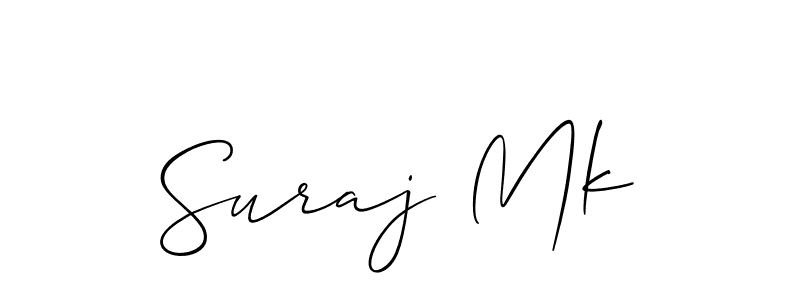 Suraj Mk stylish signature style. Best Handwritten Sign (Allison_Script) for my name. Handwritten Signature Collection Ideas for my name Suraj Mk. Suraj Mk signature style 2 images and pictures png